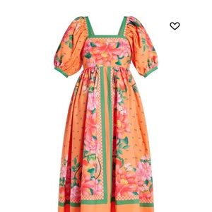 NWT Farm Rio Fruit-Garden Midi Dress